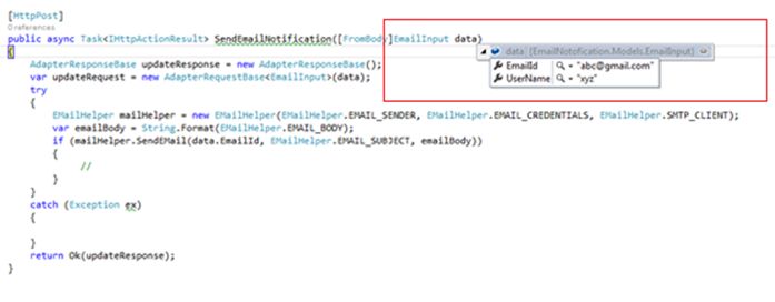 verify input parameter